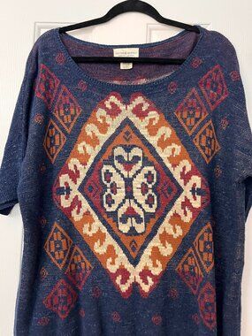Ralph Lauren - Denim & Supply - lightweight knit pullover, multi-colored, size L